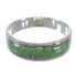 Genuine Sterling Silver And Turquoise Ring Size 7-1/4 AX53428